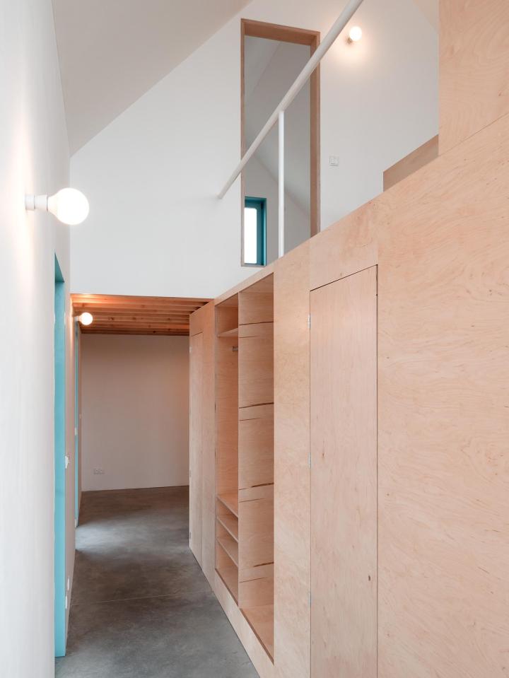 A small home in Slovakia based on rural folk houses. It has 2 bedrooms and a loft in 915 sq ft. | www.facebook.com/SmallHouseBliss