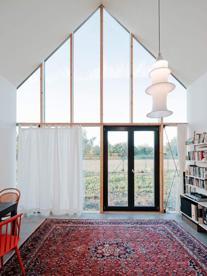 A small home in Slovakia based on rural folk houses. It has 2 bedrooms and a loft in 915 sq ft. | www.facebook.com/SmallHouseBliss