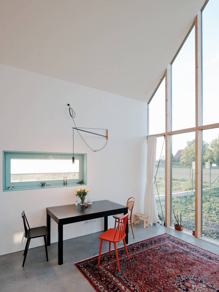 A small home in Slovakia based on rural folk houses. It has 2 bedrooms and a loft in 915 sq ft. | www.facebook.com/SmallHouseBliss