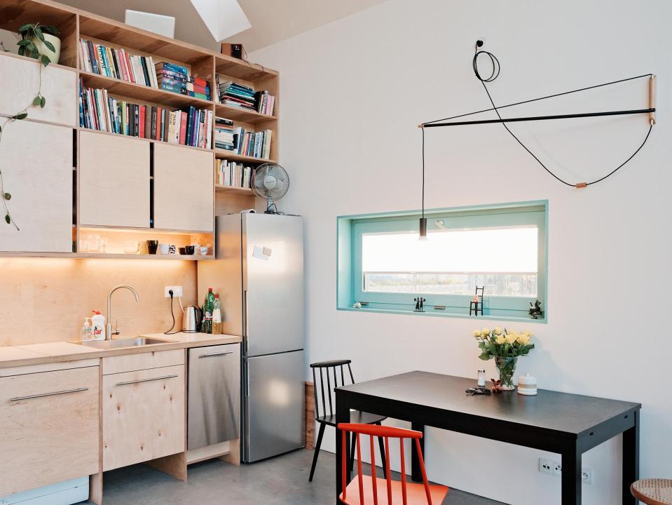 A small home in Slovakia based on rural folk houses. It has 2 bedrooms and a loft in 915 sq ft. | www.facebook.com/SmallHouseBliss