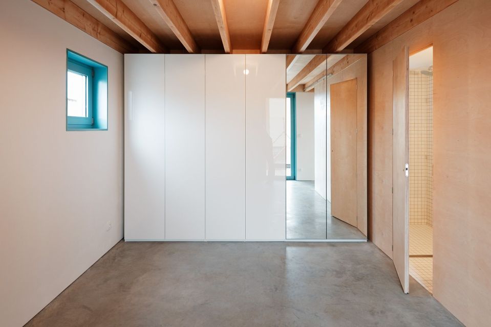 A small home in Slovakia based on rural folk houses. It has 2 bedrooms and a loft in 915 sq ft. | www.facebook.com/SmallHouseBliss