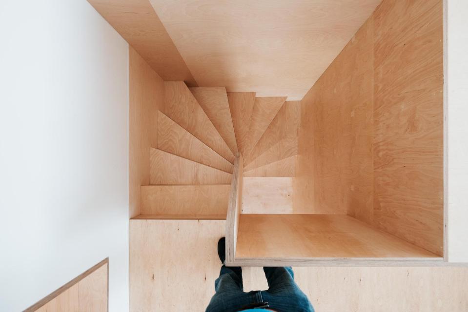 A small home in Slovakia based on rural folk houses. It has 2 bedrooms and a loft in 915 sq ft. | www.facebook.com/SmallHouseBliss