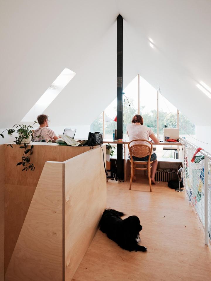 A small home in Slovakia based on rural folk houses. It has 2 bedrooms and a loft in 915 sq ft. | www.facebook.com/SmallHouseBliss