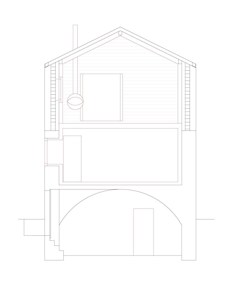A vineyard residence and wine cellar dating from 1850 were restored as a small 2 bedroom house. | www.facebook.com/SmallHouseBliss