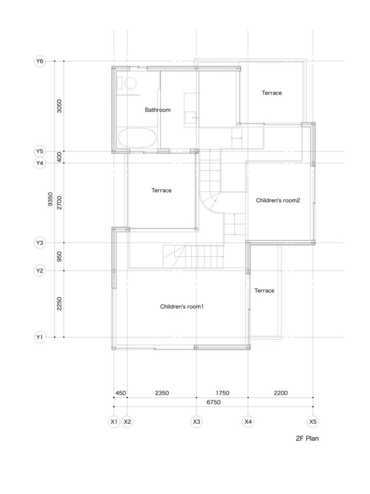 Boxy on the outside but extremely open on the inside, this small family house has 3 open bedrooms in 964 sq ft. | www.facebook.com/SmallHouseBliss