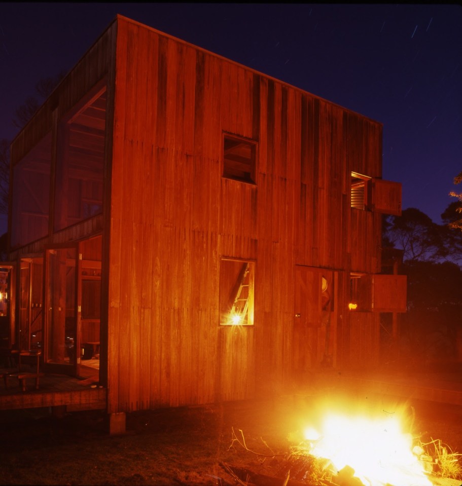 The Box House, a basic off-grid cabin in the Australian bush. | www.facebook.com/SmallHouseBliss