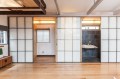 Mad Men actor Vincent Kartheiser's Hollywood pad with a "Japanese industrial" aesthetic. The 603 sq ft studio features a bed that drops from the ceiling. | www.facebook.com/SmallHouseBliss