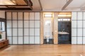 Mad Men actor Vincent Kartheiser's Hollywood pad with a "Japanese industrial" aesthetic. The 603 sq ft studio features a bed that drops from the ceiling. | www.facebook.com/SmallHouseBliss