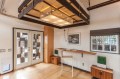 Mad Men actor Vincent Kartheiser's Hollywood pad with a "Japanese industrial" aesthetic. The 603 sq ft studio features a bed that drops from the ceiling. | www.facebook.com/SmallHouseBliss