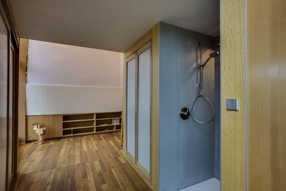 Solar Decathlon Europe contestant Techstyle Haus features an innovative and highly insulated fabric shell. It has an 825 sq ft open floor plan with a small loft. | www.facebook.com/SmallHouseBliss