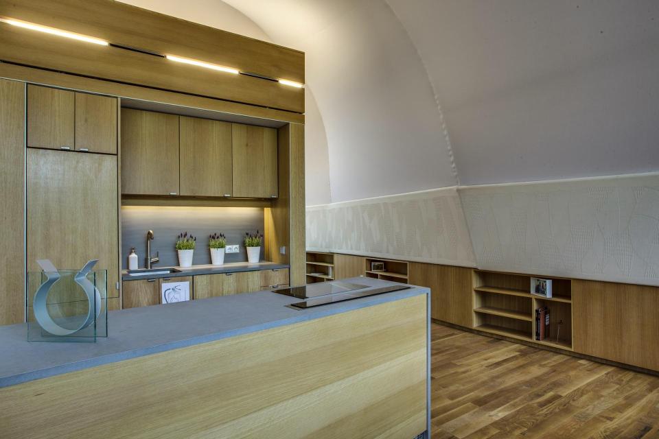 Solar Decathlon Europe contestant Techstyle Haus features an innovative and highly insulated fabric shell. It has an 825 sq ft open floor plan with a small loft. | www.facebook.com/SmallHouseBliss