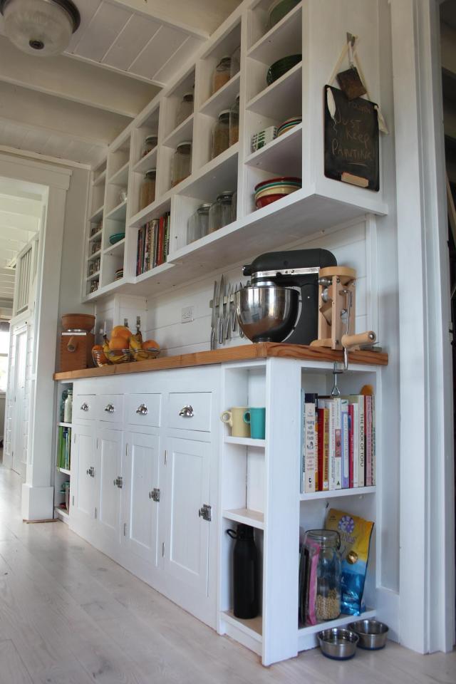 The Beekeeper’s Bungalow, a newly-built Craftsman cottage with 2 bedrooms in 765 sq ft. | www.facebook.com/SmallHouseBliss