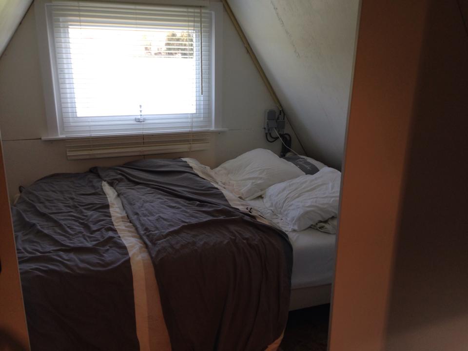 The "Tipi", a cozy A-frame cottage in Belgium. | www.facebook.com/SmallHouseBliss