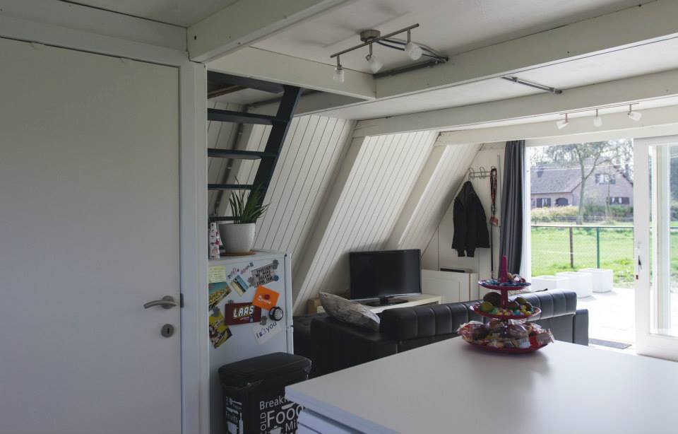The "Tipi", a cozy A-frame cottage in Belgium. | www.facebook.com/SmallHouseBliss