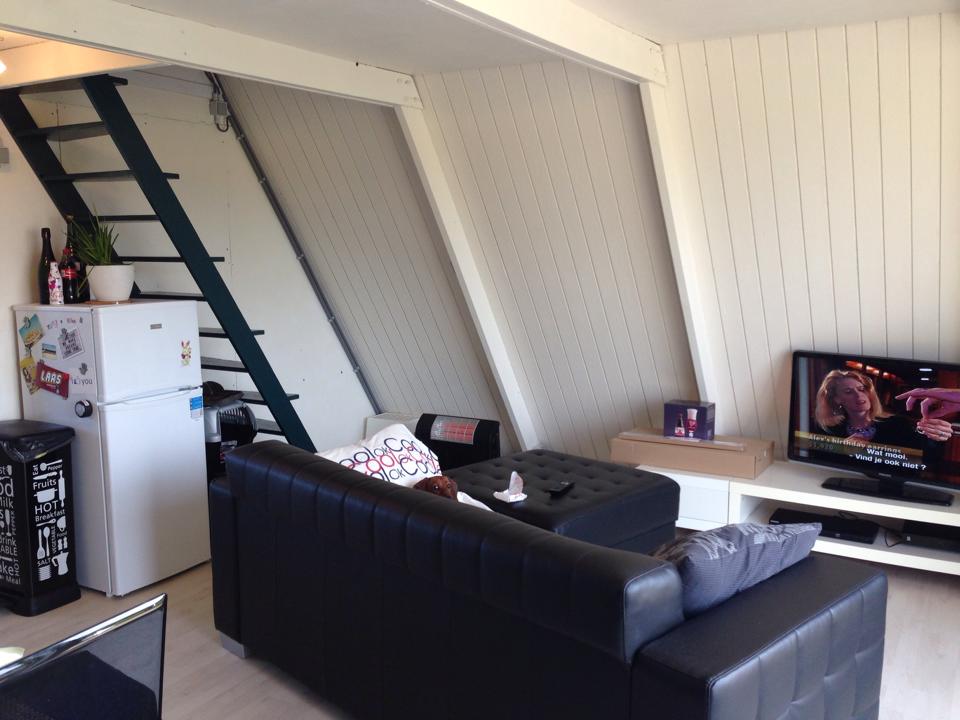 The "Tipi", a cozy A-frame cottage in Belgium. | www.facebook.com/SmallHouseBliss