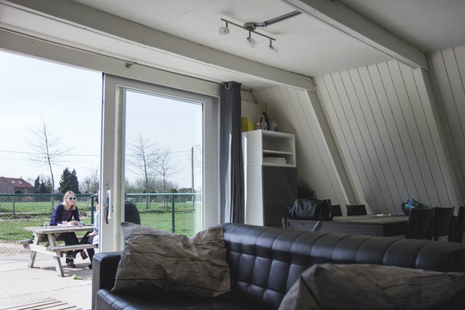 The "Tipi", a cozy A-frame cottage in Belgium. | www.facebook.com/SmallHouseBliss
