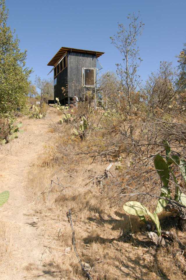 A small cabin in Chile designed as "a place to eat, sleep and read for two" and built for just $15,000. The studio cabin has a 161 sq ft footprint. | www.facebook.com/SmallHouseBliss
