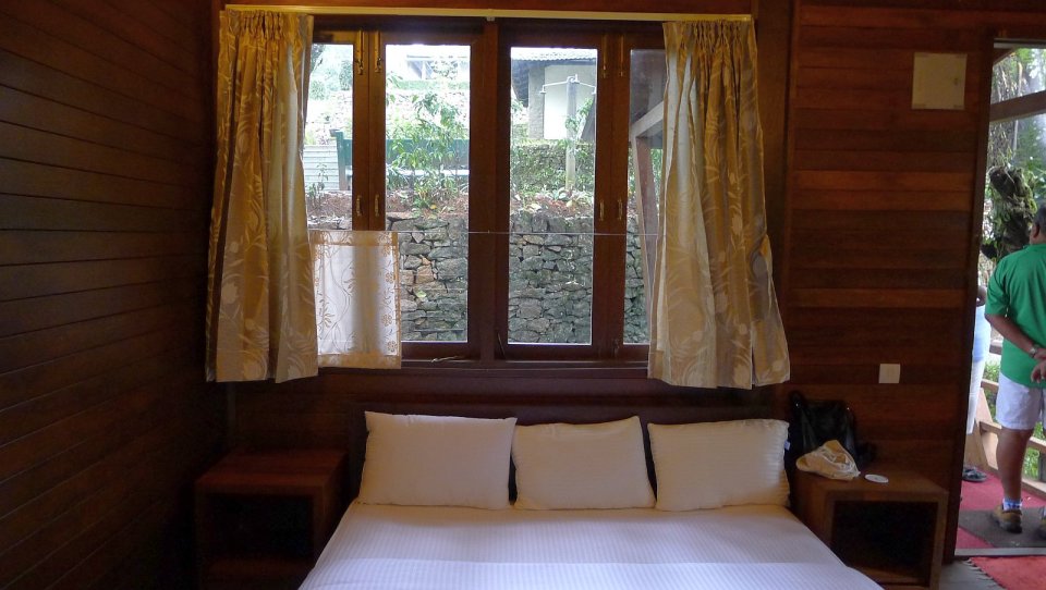 The Arcadia, a tropical resort cabin at a tea plantation in India. The studio cabin is roughly 270 sq ft. | www.facebook.com/SmallHouseBliss