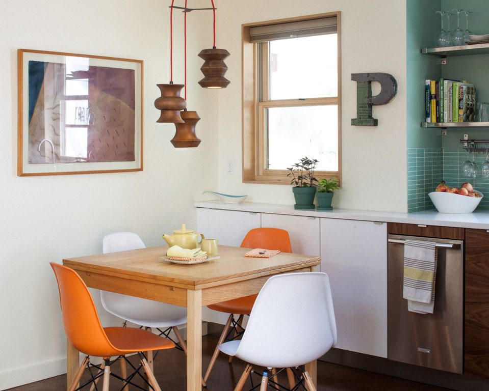 PDX Eco Cottage, a sustainably built Craftsman-style backyard cottage with Mid-Century Modern interior. It has 1 bedroom in 550 sq ft. | www.facebook.com/SmallHouseBliss