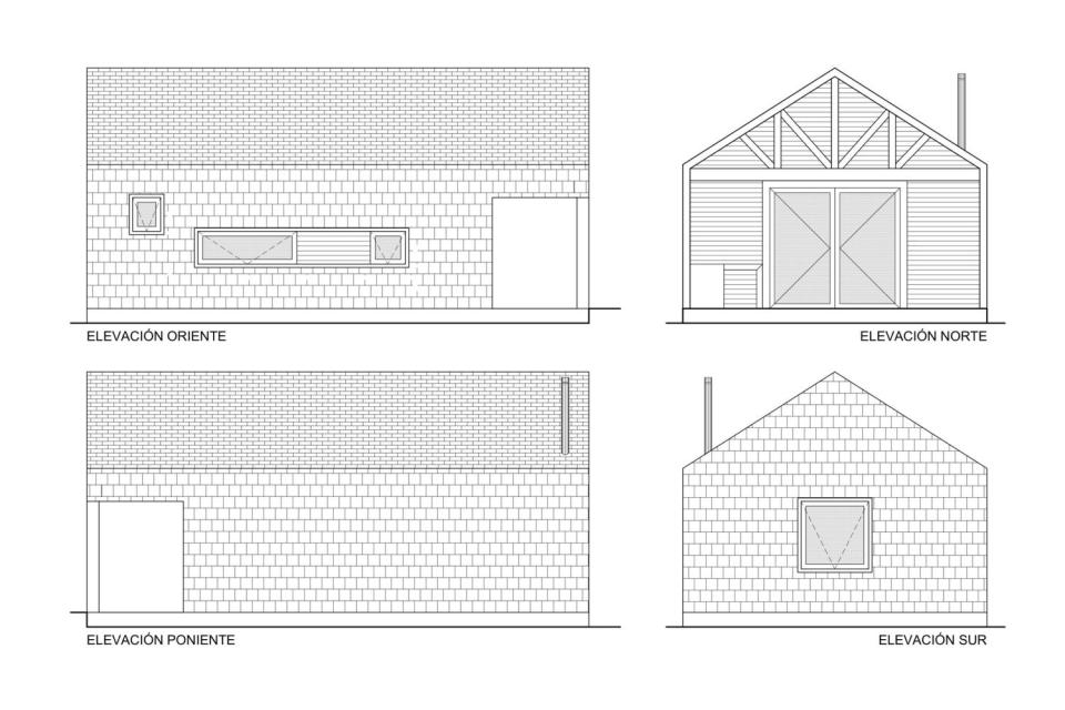 "Casa Bote" is a dual-use structure, serving as a cabin in the summer and a boat storage shed over the winter. | www.facebook.com/SmallHouseBliss