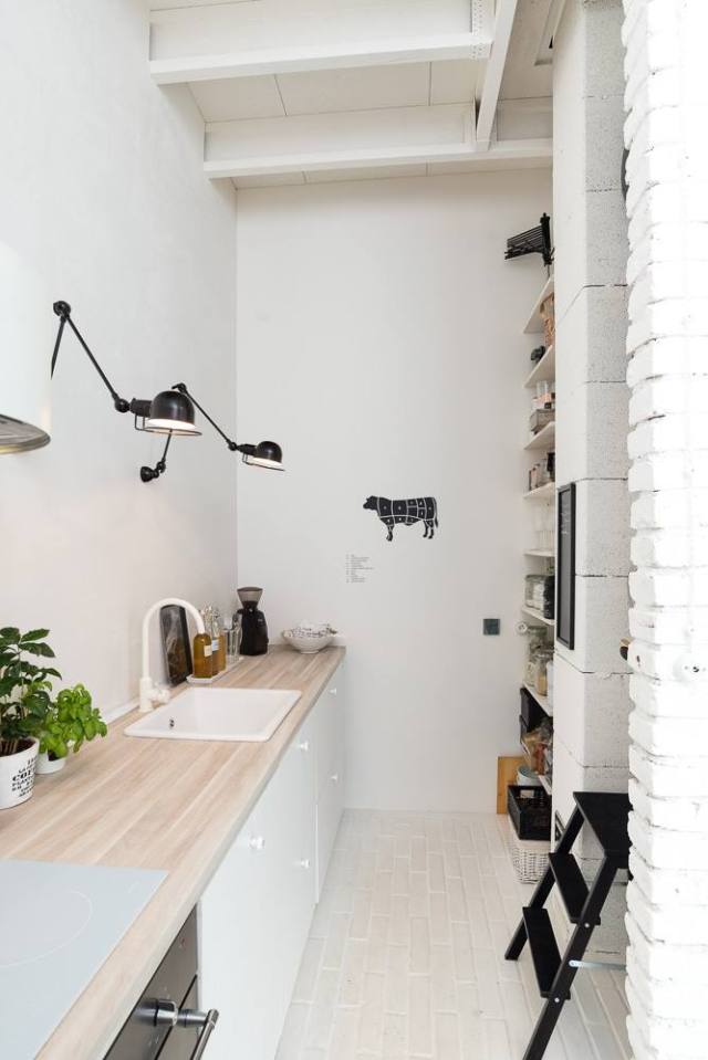 A small heritage barn was converted into a residence with a Scandinavian aesthetic. | www.facebook.com/SmallHouseBliss