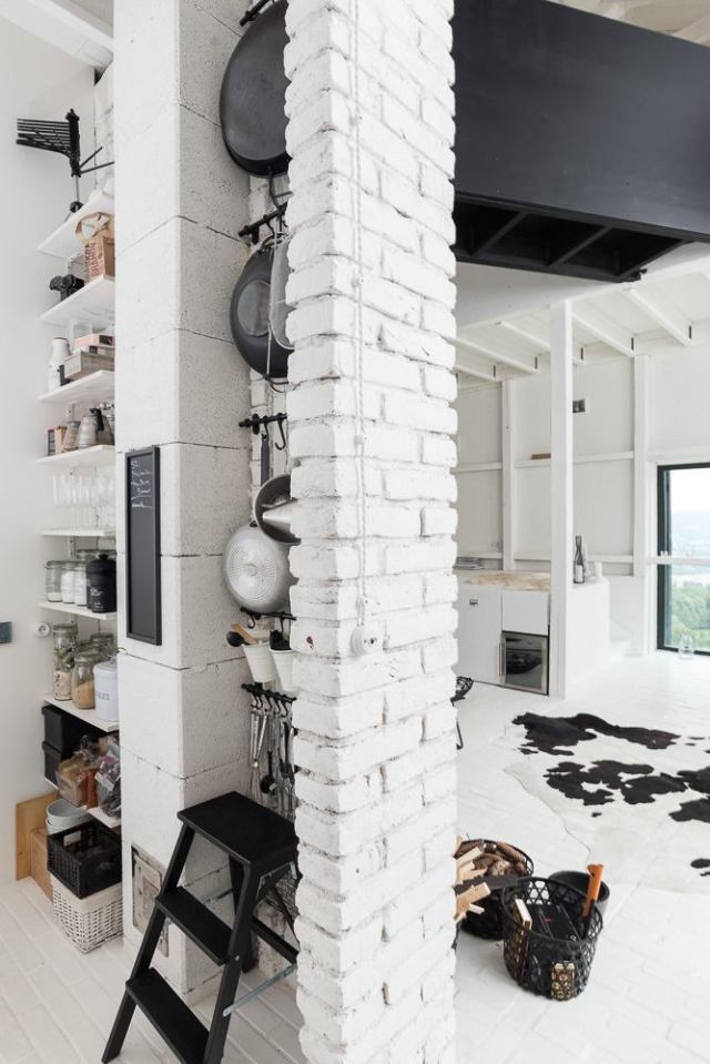 A small heritage barn was converted into a residence with a Scandinavian aesthetic. | www.facebook.com/SmallHouseBliss