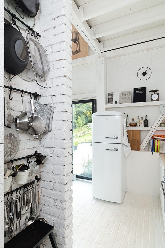 A small heritage barn was converted into a residence with a Scandinavian aesthetic. | www.facebook.com/SmallHouseBliss