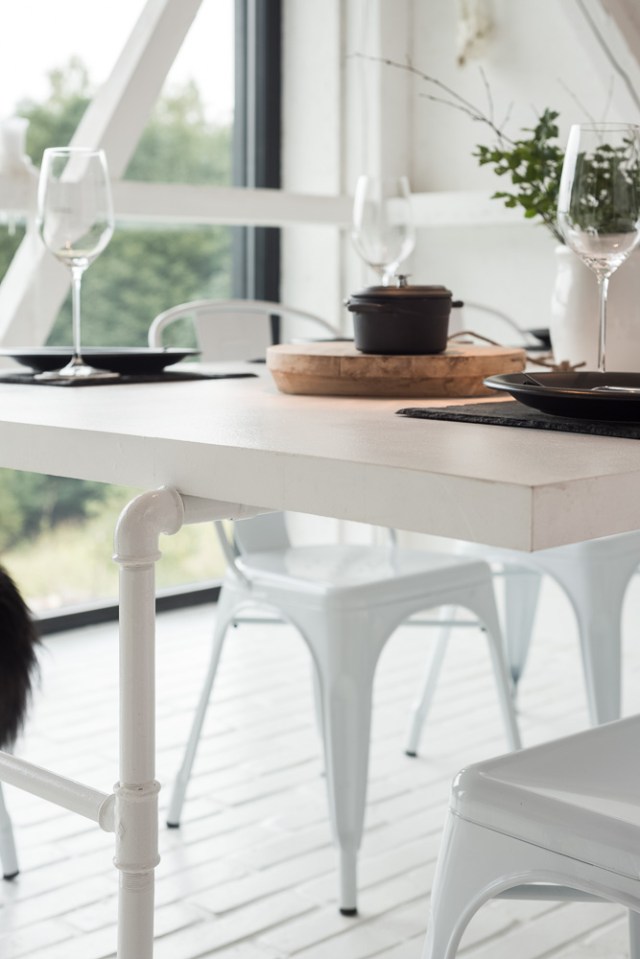 A small heritage barn was converted into a residence with a Scandinavian aesthetic. | www.facebook.com/SmallHouseBliss