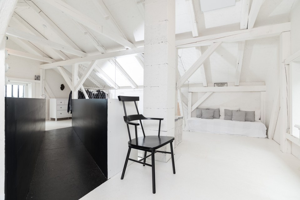 A small heritage barn was converted into a residence with a Scandinavian aesthetic. | www.facebook.com/SmallHouseBliss