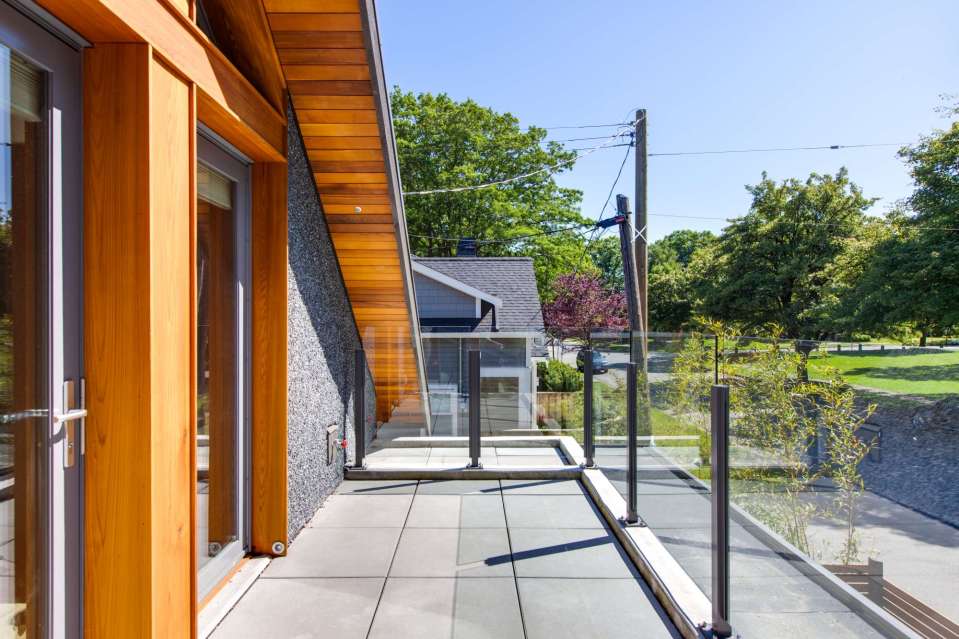 With 2 bedrooms in 800 sq ft, this energy-efficient laneway house is a good size for the young family that lives there. | www.facebook.com/SmallHouseBliss