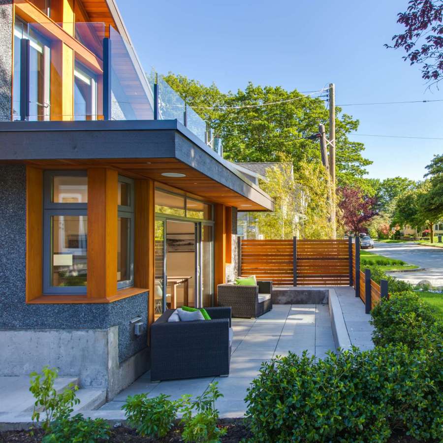 With 2 bedrooms in 800 sq ft, this energy-efficient laneway house is a good size for the young family that lives there. | www.facebook.com/SmallHouseBliss