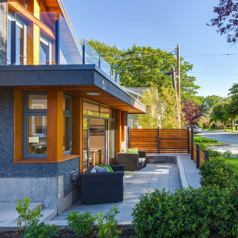 With 2 bedrooms in 800 sq ft, this energy-efficient laneway house is a good size for the young family that lives there. | www.facebook.com/SmallHouseBliss
