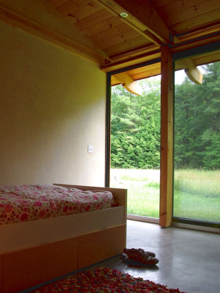 Noble Home produces eco-friendly kit houses designed for the owner-builder. This one has 3 bedrooms in 1,300 sq ft. | www.facebook.com/SmallHouseBliss