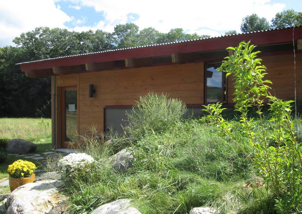 Noble Home produces eco-friendly kit houses designed for the owner-builder. This one has 3 bedrooms in 1,300 sq ft. | www.facebook.com/SmallHouseBliss