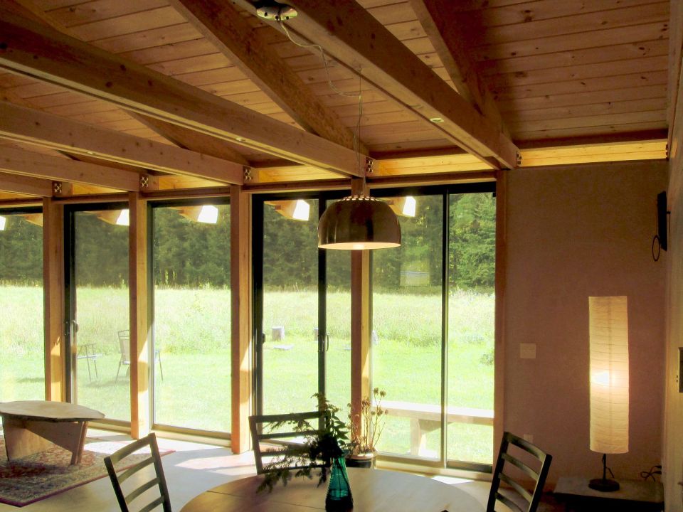 Noble Home produces eco-friendly kit houses designed for the owner-builder. This one has 3 bedrooms in 1,300 sq ft. | www.facebook.com/SmallHouseBliss