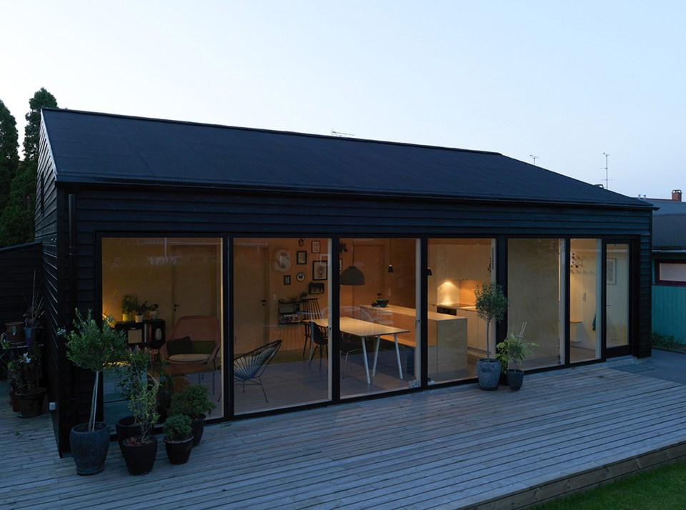 This small family house in Copenhagen has an economical design providing 3 bedrooms in 861 sq ft. | www.facebook.com/SmallHouseBliss