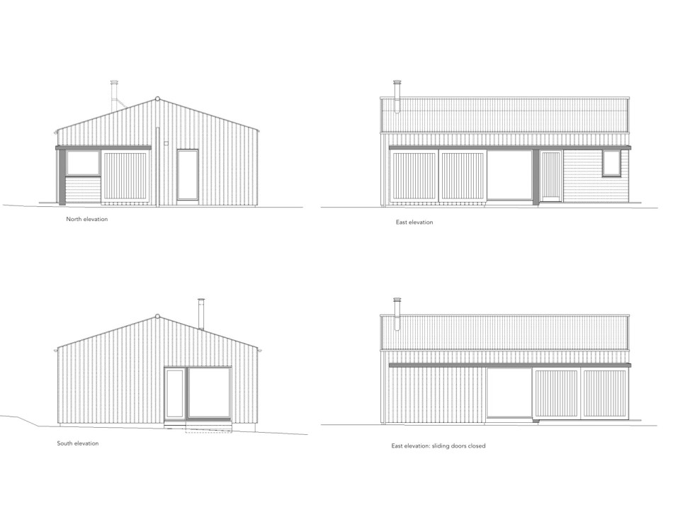 The Black Shed, a simple farm cottage on the Isle of Skye inspired by the storage building it replaced. It has 2 bedrooms in 807 sq ft. | www.facebook.com/SmallHouseBliss