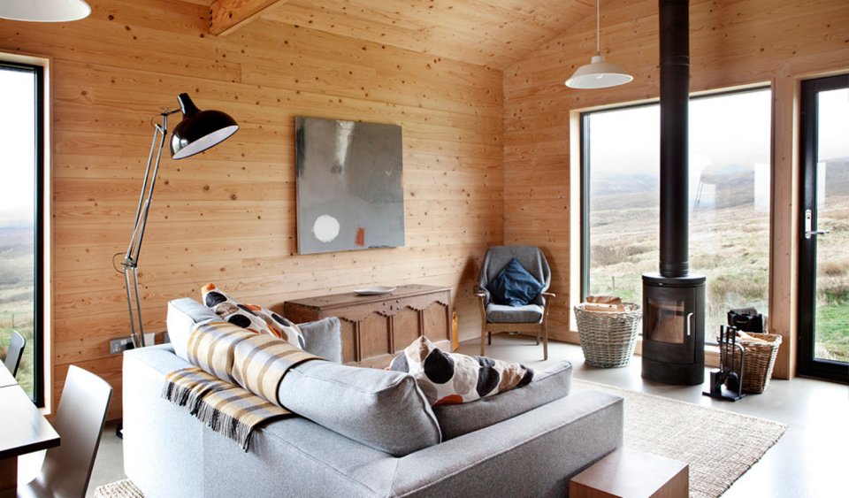 The Black Shed, a simple farm cottage on the Isle of Skye inspired by the storage building it replaced. It has 2 bedrooms in 807 sq ft. | www.facebook.com/SmallHouseBliss