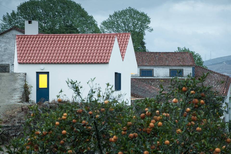 This caretaker's residence on a vineyard in Portugal was designed to complement the older buildings on the site. It has 2 bedrooms in 753 sq ft. | www.facebook.com/SmallHouseBliss