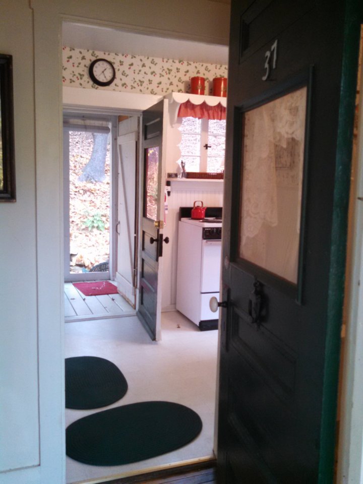 The Doll House, a lovingly-restored small farmhouse from 1920. It has 2 bedrooms in roughly 650 sq ft. | www.facebook.com/SmallHouseBliss