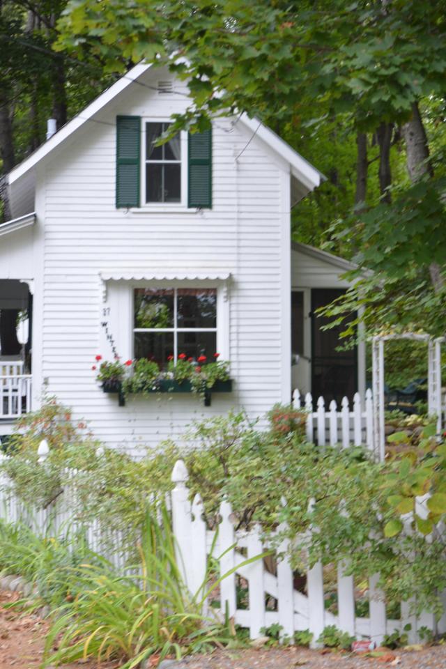 The Doll House, a lovingly-restored small farmhouse from 1920. It has 2 bedrooms in roughly 650 sq ft. | www.facebook.com/SmallHouseBliss