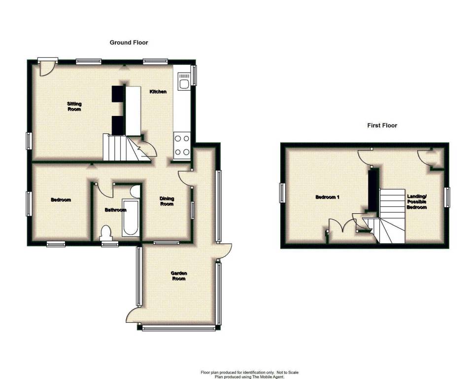 The romantic Waterfall Cottage in Wales | www.facebook.com/SmallHouseBliss