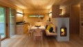 An alpine lodge and adjacent sleeping cabin in the alps of South Tyrol, Italy. Together they have 3 bedrooms in 1,399 sq ft. | www.facebook.com/SmallHouseBliss