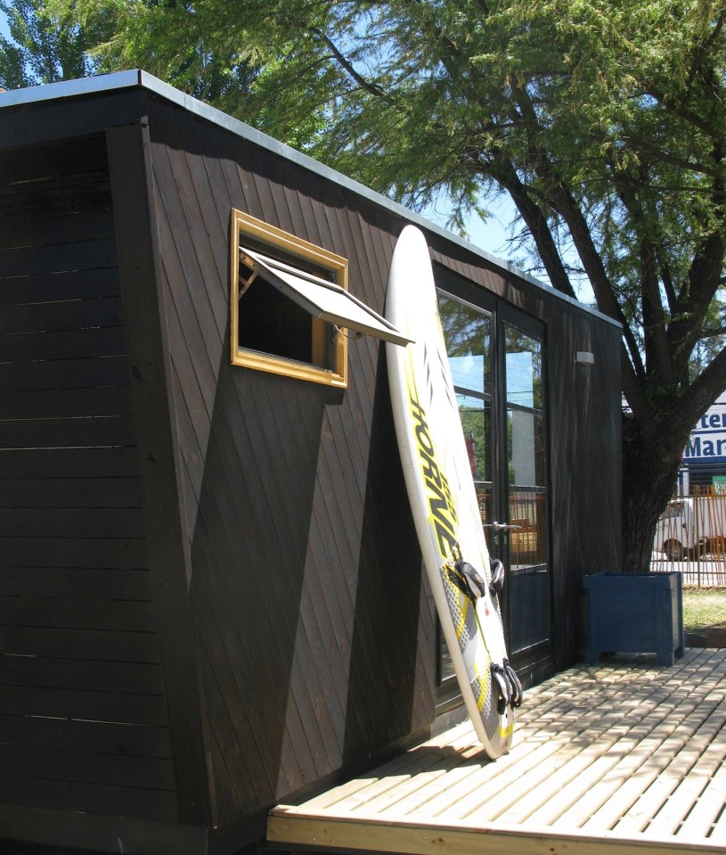 Refugio, a tiny prefab dwelling with a 226 sq ft studio floor plan. | www.facebook.com/SmallHouseBliss