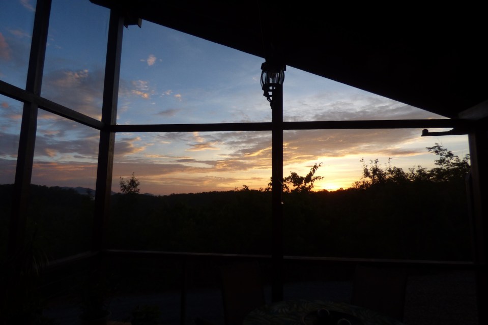 A modern cabin in the hills of North Carolina. It has one bedroom on the 704 sq ft ground floor plus a loft. | www.facebook.com/SmallHouseBliss