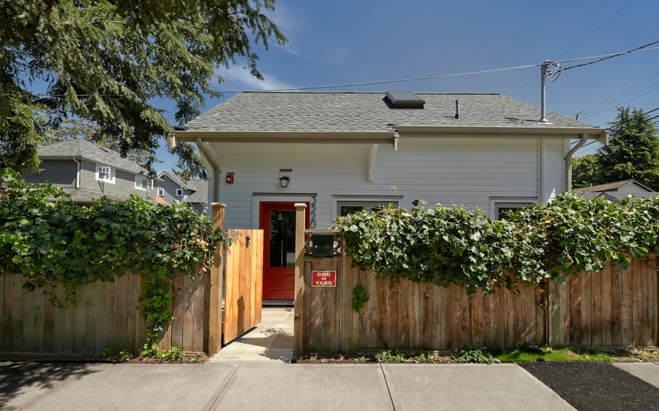 This charming laneway cottage has two bedrooms in 675 sq ft. | www.facebook.com/SmallHouseBliss