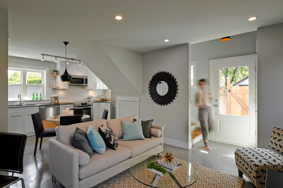 This charming laneway cottage has two bedrooms in 675 sq ft. | www.facebook.com/SmallHouseBliss