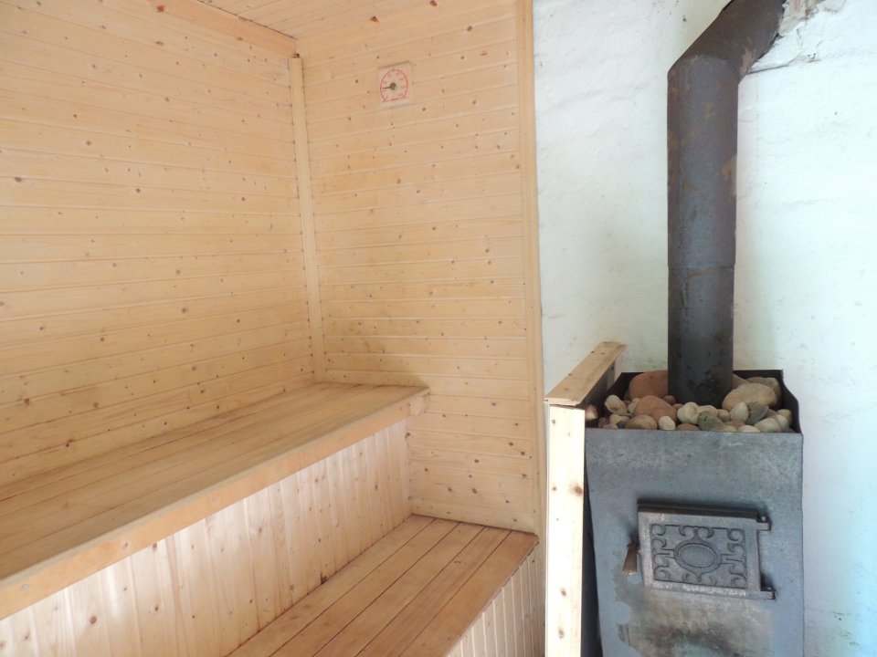 This hundred-year-old farmhouse in the Swedish countryside retains much of its original interior and character. It has 3 bedrooms in roughly 1,020 sq ft. | www.facebook.com/SmallHouseBliss