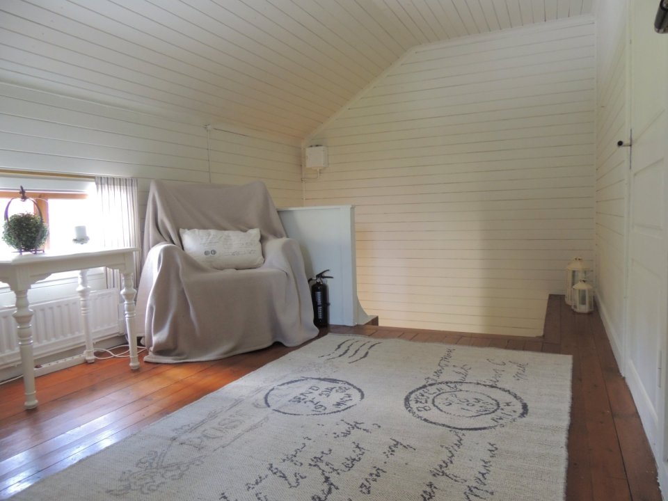 This hundred-year-old farmhouse in the Swedish countryside retains much of its original interior and character. It has 3 bedrooms in roughly 1,020 sq ft. | www.facebook.com/SmallHouseBliss