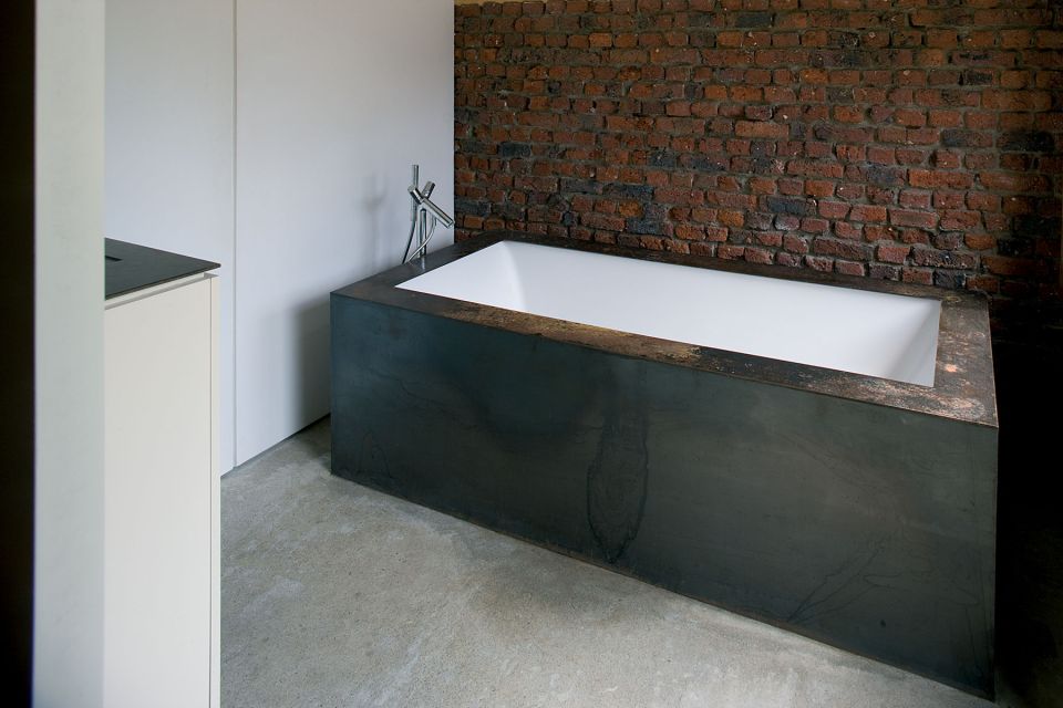 A stone outbuilding became a small house with the addition of a steel and glass pavilion. | www.facebook.com/SmallHouseBliss